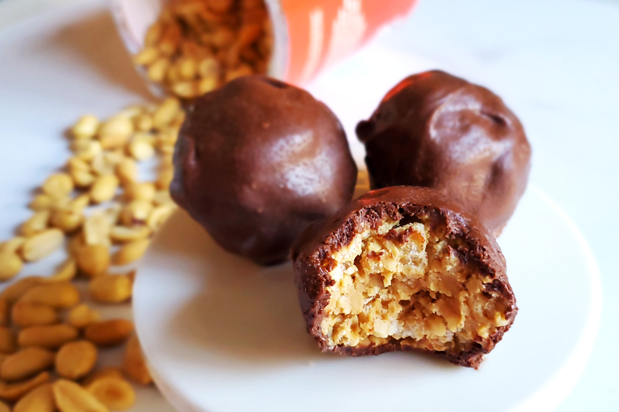 Chocolate Covered Peanut Butter Balls